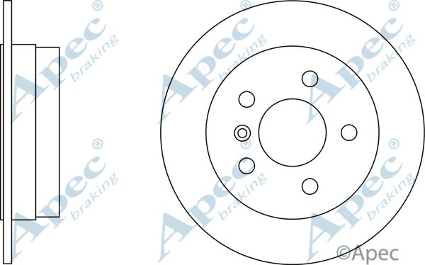 APEC BRAKING stabdžių diskas DSK2300